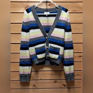 GANNI Women's Striped Sweater - Multicolor